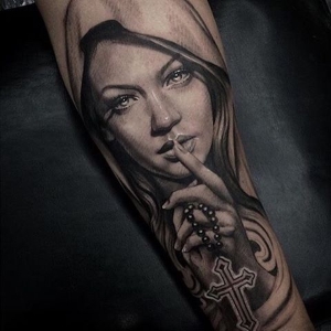 Tattoo of a Portrait